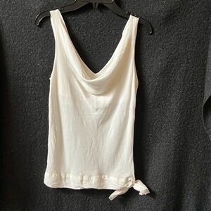 🌺 NWOT ELSEWHERE HANDMADE CREAM TANK TOP